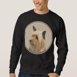 Moletom Pintura Silky Terrier - Arte Cachorro Original Cac