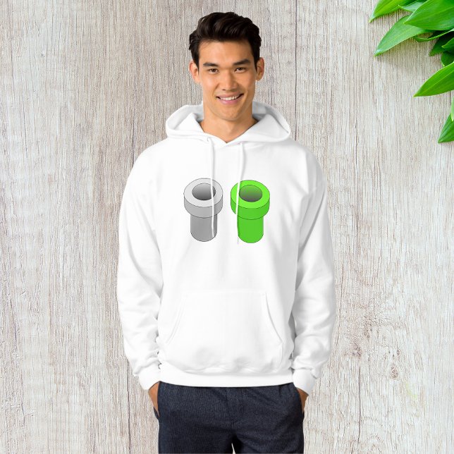 Moletom Pipes Isométricos Mens Hoodie (Criador carregado)