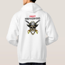 PIRATE SKULL HELL CAPITÃO BROTHERHOOD HOODIE