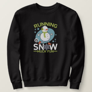 Moletom Pista de inverno - Correr é neve muito divertida