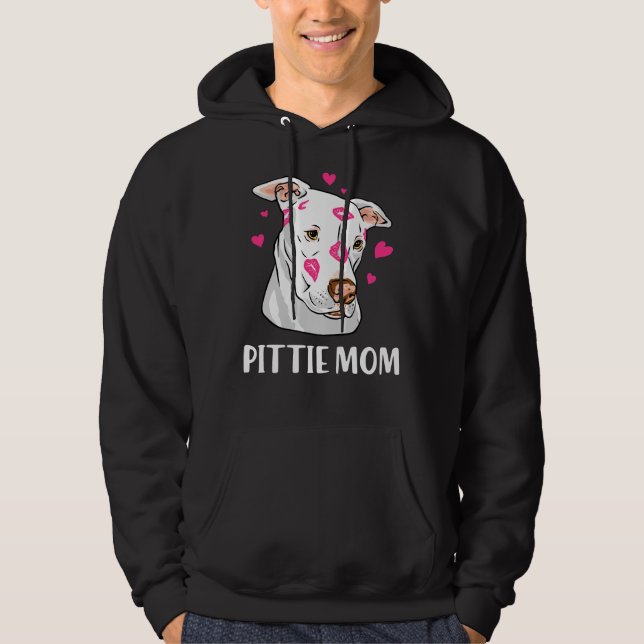 Moletom Pitbull Dog Lover Pittie Mãe Pitbull Mães (Frente)