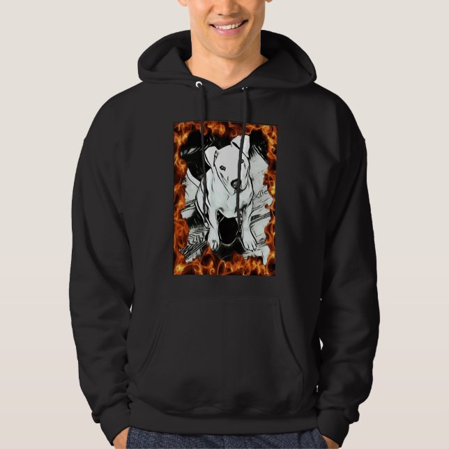 Moletom Pitbull Flames (Frente)
