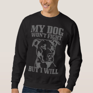 Moletom Pitbull Funny Dog Pitbull Mãe Pai Pitbull