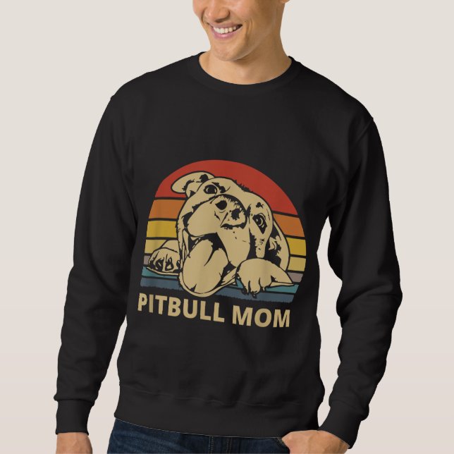 Moletom Pitbull Mãe design para Mães Pitbull e Pibble (Frente)