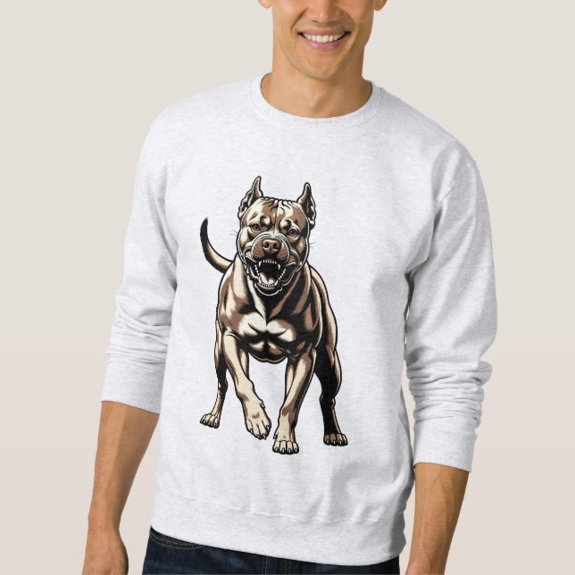 Moletom Pitbull Raivoso (Frente)