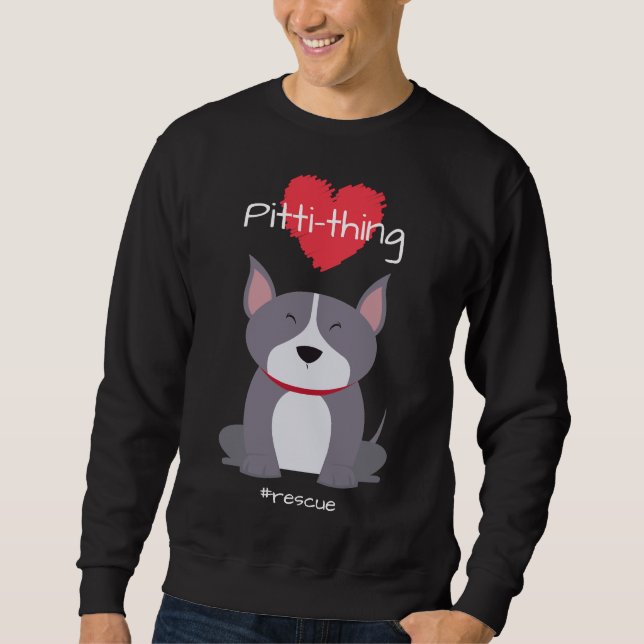 Moletom Pitti Thing Adorava Touro Misturando Cachorro de E (Frente)