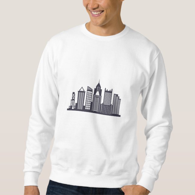Moletom Pittsburgh Skyline (Frente)