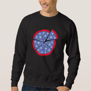 Moletom Pizza American Flag 4 De Julho Comidas Meninas Ki