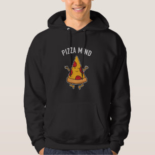Moletom Pizza Mente Paz De Mente Engraçado Pun Pepperoni P