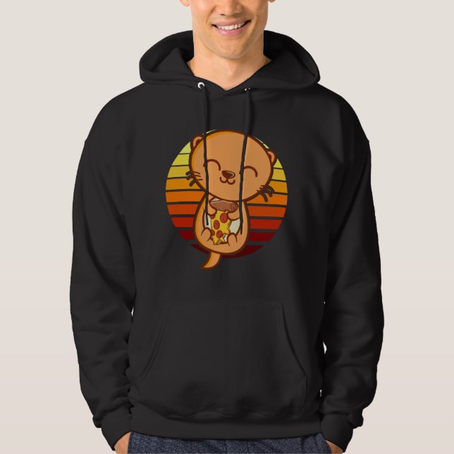 Moletom PIZZA OTTER Otter Lover Otter Animal Cuters (Frente)