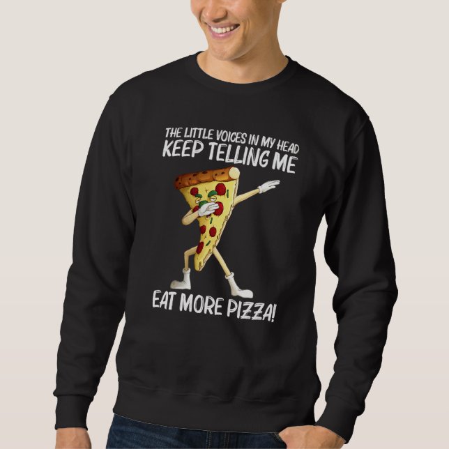 Moletom Pizza Para Homens Mulheres Fatia de Pizza Comida I (Frente)
