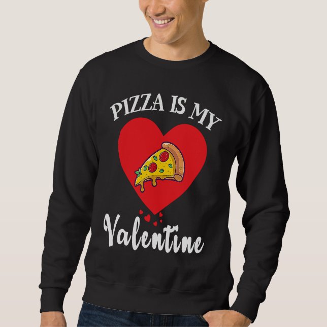 Moletom Pizza Valentines Day Heart Apparel Toddler Boys Gi (Frente)