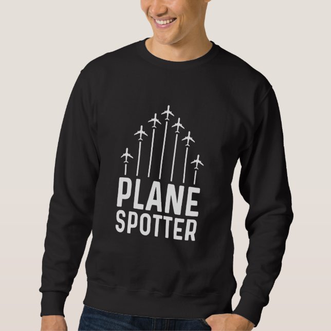 Moletom Plane Spotter Pilot Airplane Plane Aviation  13 (Frente)