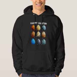 Moletom Planetas de Ovos de Páscoa para Ciência Espacial n