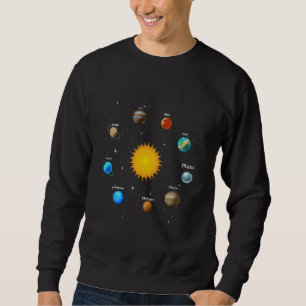 Moletom Planetas do Sistema Solar Astrologia & Ciência Esp
