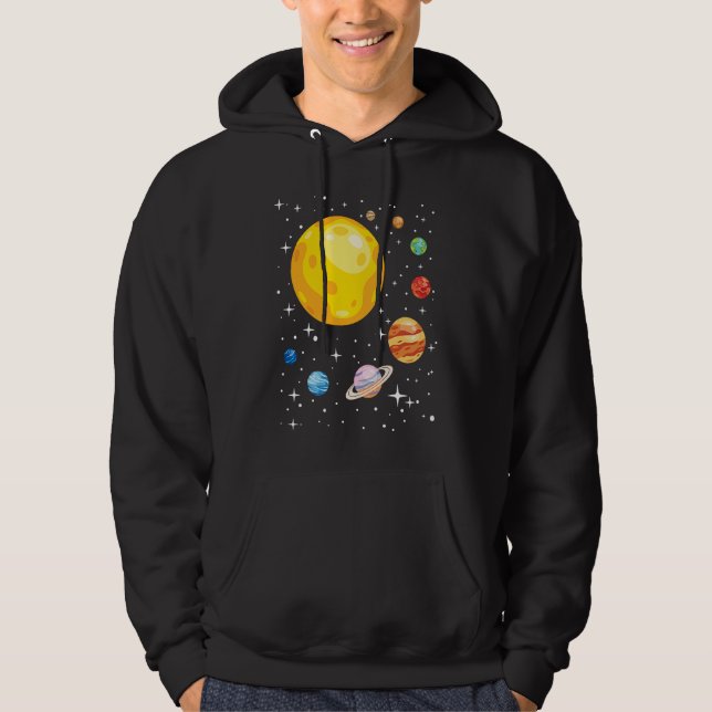 Moletom Planets Solar System Planetarium Astronomy Astroph (Frente)