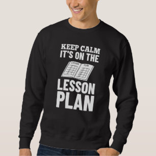 Moletom Plano de Aula Professor Planejador Pré-escolar Esc
