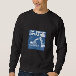 Moletom Plano de Equipamento Pesado Operador