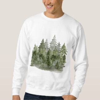 Moletom Plano de Sonho Faça Floresta Aquarela