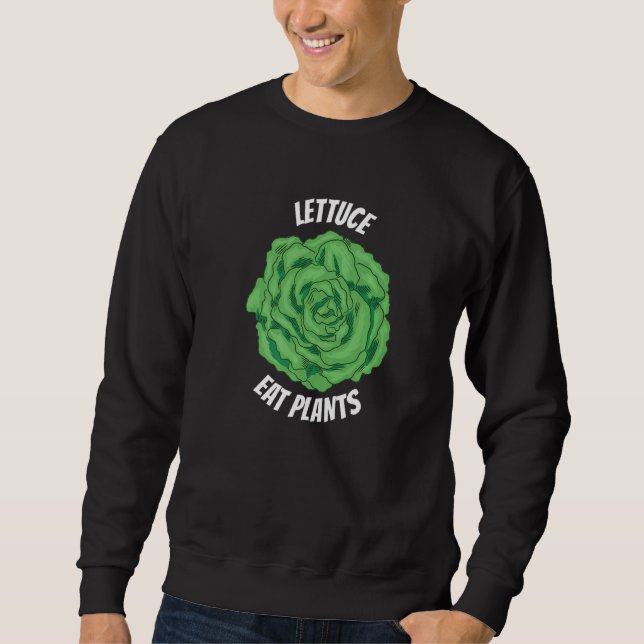 Moletom Plantas Que Comem Alface Vegan (Frente)
