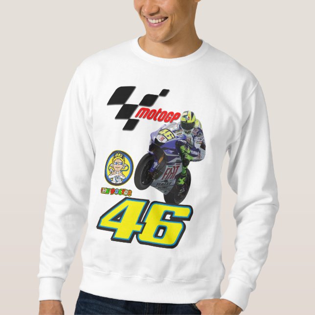 Moletom Playera MOTO GP 46 EL PODEROSO ROSSI (Frente)