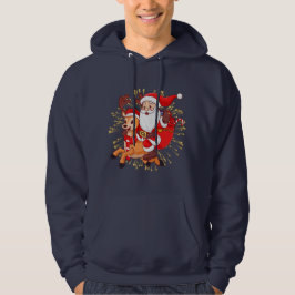 Moletom **"Playful Santa Claus Design – Fun and Festive Ch