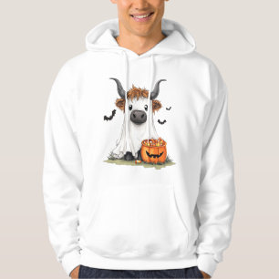 Moletom PNG Vaca das Terras Altas Fantasma do Halloween