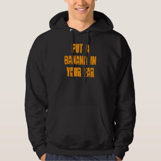 Moletom Pnha uma banana em seu hoodie da orelha