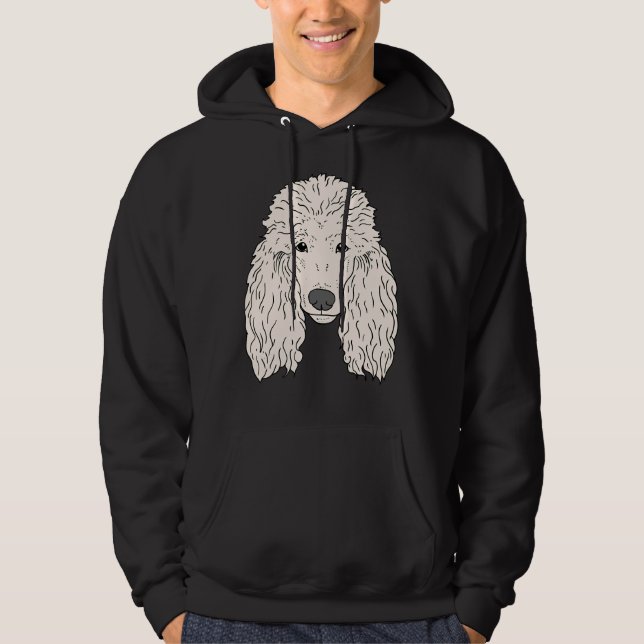 Moletom Pó Cachorro Rosto Pele Branca Desenhada (Frente)