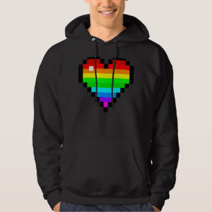 Moletom Pocket Gaymer Lgbt Gay Gamer Pixel Do Orgulho Retr