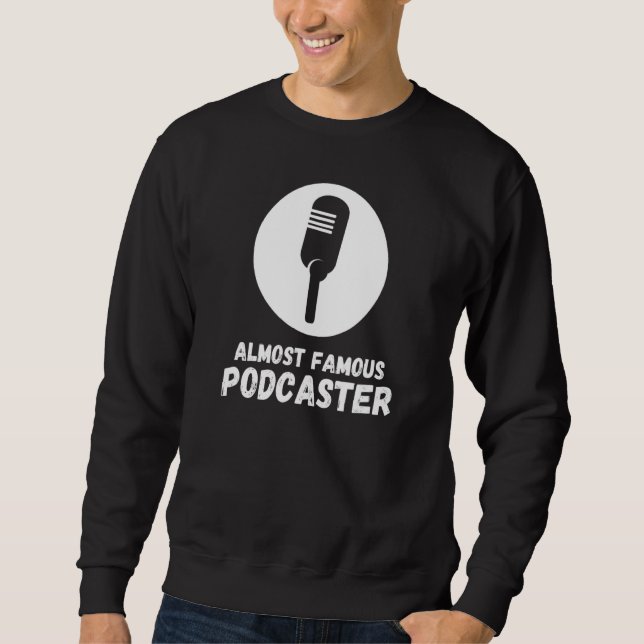 Moletom Podcaster Podcaster Podcaster Multimédia Social Pr (Frente)