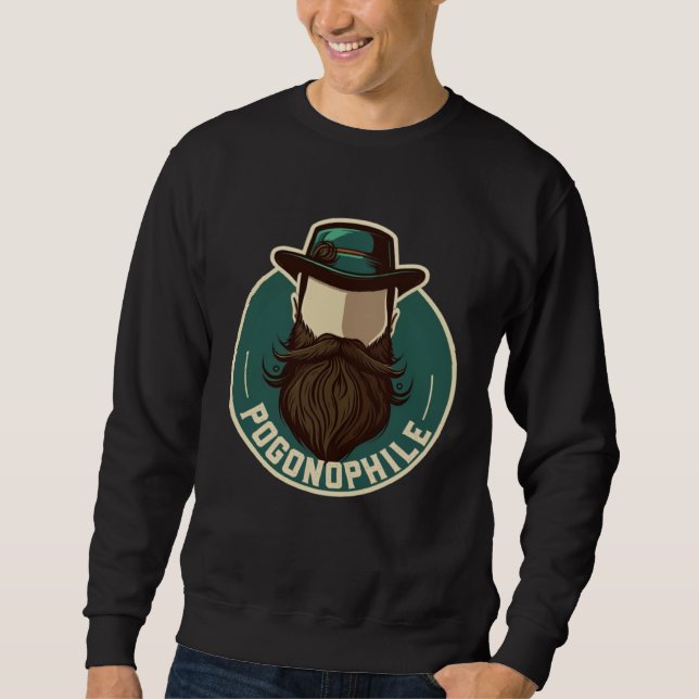 Moletom Pogonophile  Beard Love Beards Bearded Men Are Awe (Frente)