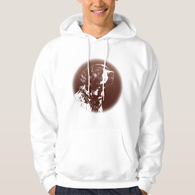Moletom Pointer Hoodies Pointer Dog Shirts de alemão (Frente)