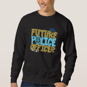 Moletom Polícia De Futuro Policial Para Mulheres Homens