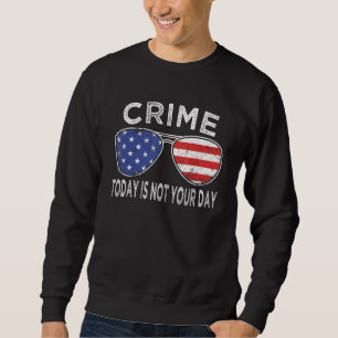 Moletom Policial veste o crime hoje não é a sua polícia do