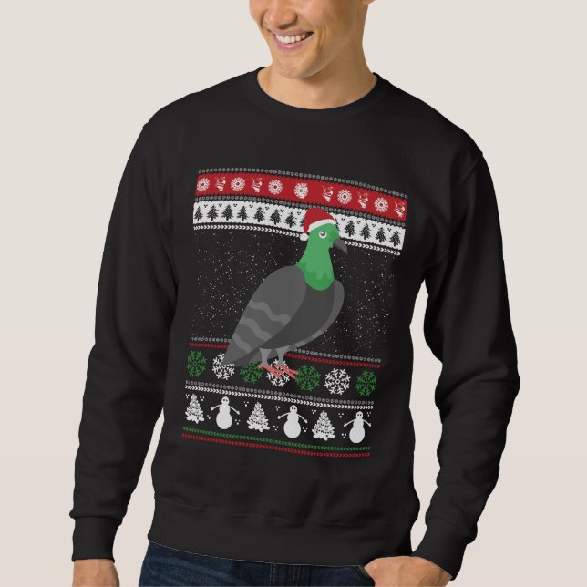 Moletom Pombo - Pombo de Natal - Natal Feio (Frente)
