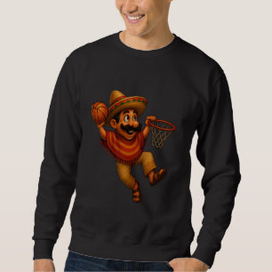 Moletom Poncho de Basquete Mexicano Cinco De Mayo Esporte