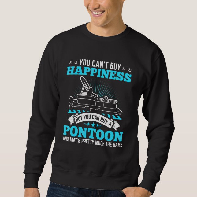 Moletom Pontoon Boat Capitão Pontooning Barco Comprar A Po (Frente)
