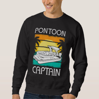 Moletom Pontoon Boat Captain Motorboating Pontooning Boati