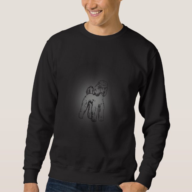 Moletom Poodle dog   for men women 1 (Frente)