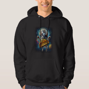 Moletom Poodle Espacial Astronauta Taco Cachorro Engraçado