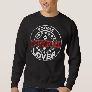 Moletom Poodle Lover certificado