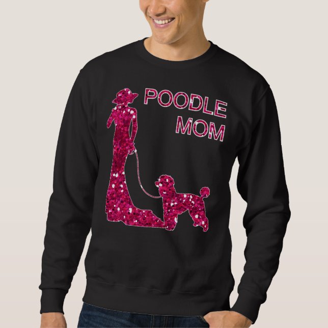 Moletom Poodle Mamãe Feed Scoop (Frente)