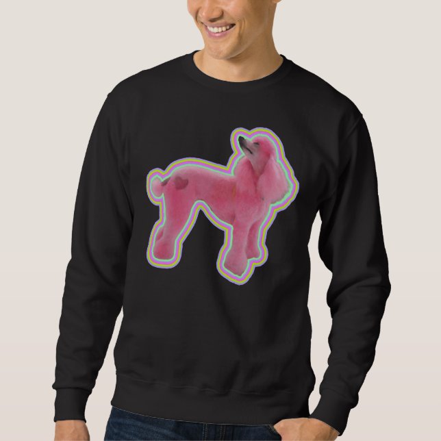 Moletom Poodle Rosa (Frente)