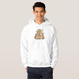 Moletom poop donald trump mens capuz