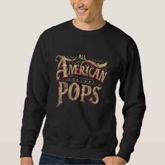 Moletom Pop - All American USA Flag 4° de julho Fathers D