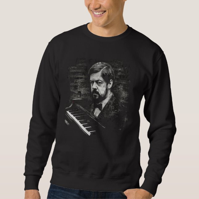 Moletom Pop Claude Debussy Music Piano (Frente)