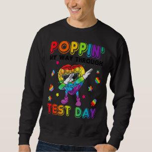 Moletom Pop Do Coração De Dabbing Do Meu Caminho