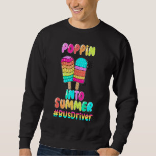 Moletom Poppin' In Summer Bus Driver Para Crianças Profess