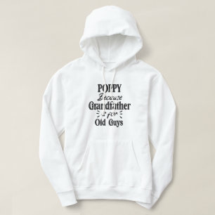 Moletom Poppy Avô é para Dia de os pais Cara antiga